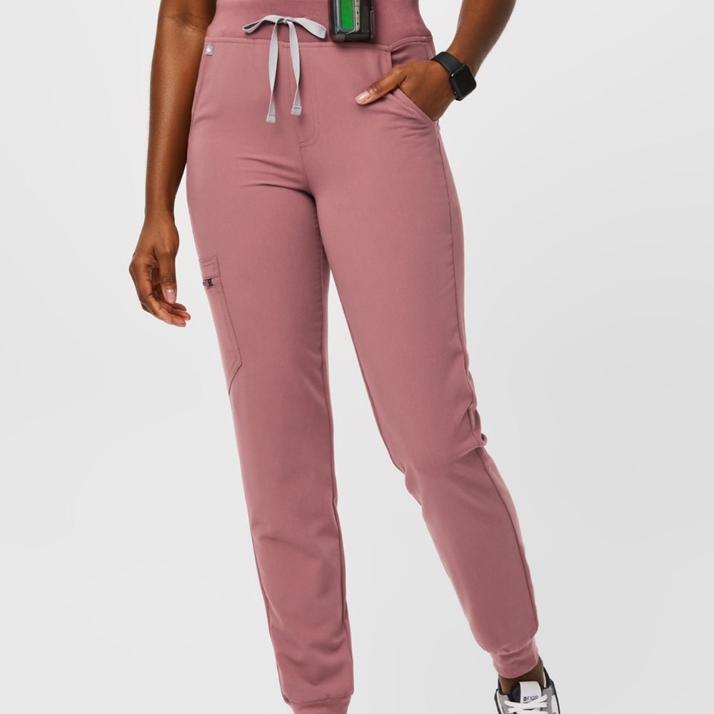 FIGS Mauve High Waist Zamora Jogger Pants